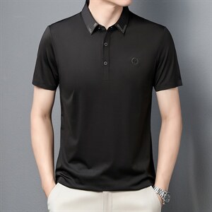 休闲商务POLO衫男士T恤2022无痕半袖T恤凉感上衣 ZL1234-P62图片