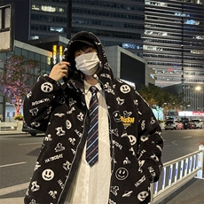 清仓款羊羔毛绒外套加绒夹克棉袄棉服棉衣男连帽P80立领P70，男装夹克，星座207