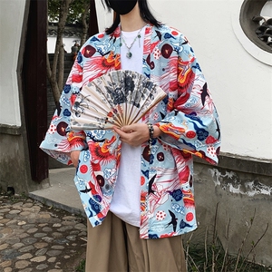 24夏季 大码新中式防晒服薄外套男女开衫道袍披风汉服潮 F20/P40图片