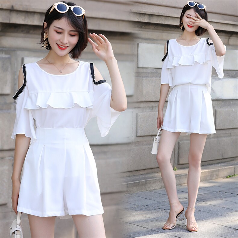 套装/套裙2022年夏季甜美街头潮流气质清新青春修身显瘦，女装套装/套裙，时尚俏佳人