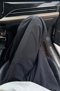 B221 美式ins高街暗黑纯色网状拉链休闲裤 LK24211-特P38控68图片