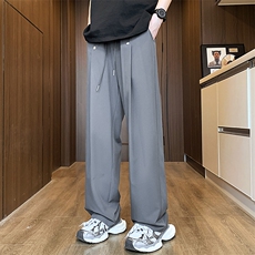 供抖音冰丝裤夏裤休闲裤西裤直筒宽松X416B-1-KL898-特P30限58，男装西裤，星座416B-1