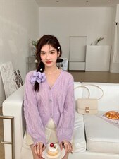 春装新款针织毛衣，女装针织衫/毛衣，她物