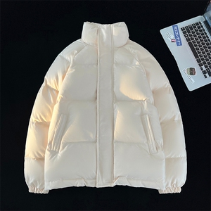 冬季立领棉衣纯色休闲加厚保暖棉服棉袄情侣款A266-MF365-P45特批图片