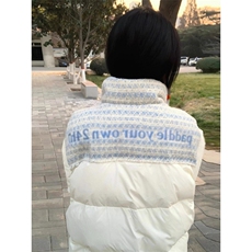冬季新款小众设计感拼接插肩袖棉服女宽松百搭面包服加厚棉袄外套，男装棉衣，星座506A