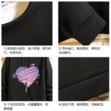 控38简约帅气百搭长袖t恤男大码卫衣T4283-P25加绒款-P35砖墙，男装卫衣，电商A040A
