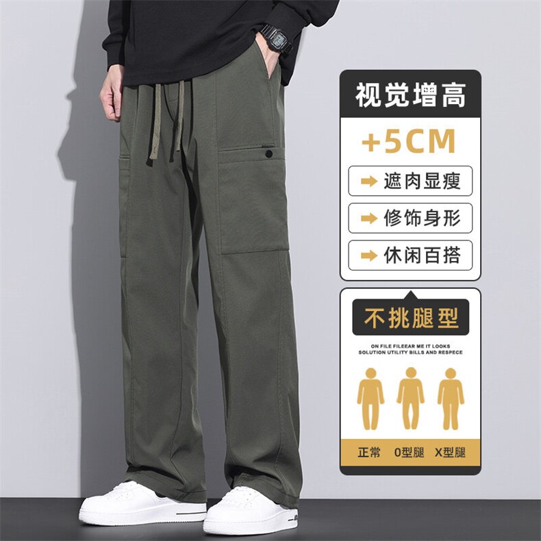 美式潮流工装裤男春夏季宽松运动裤青年直筒休闲长裤子Z9856-P45,男装休闲裤,星座509