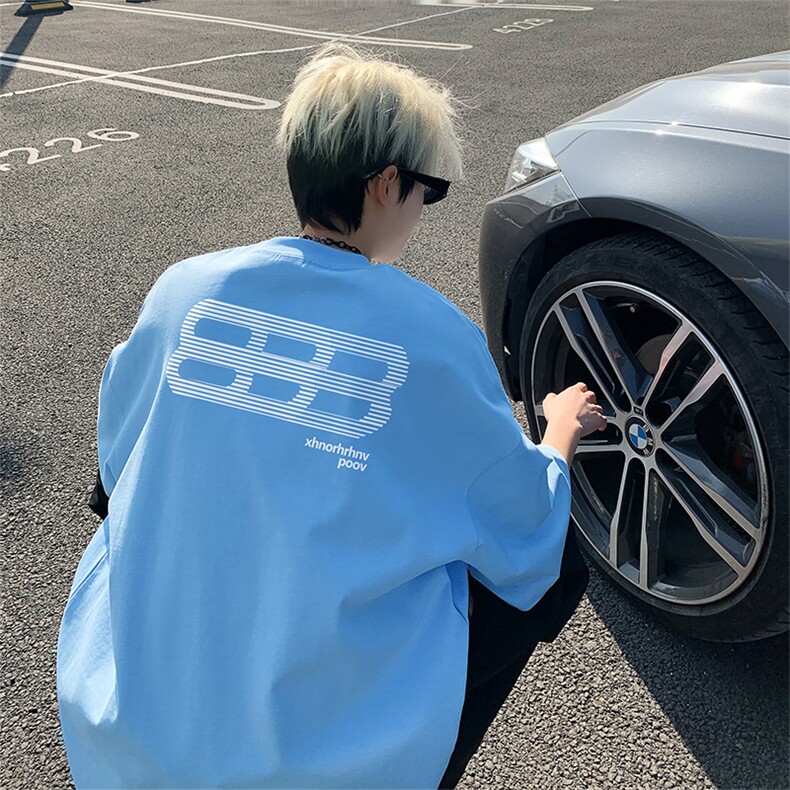 已注册版权抖音直播短袖T260克TB5121批28纯棉220克T5121P23控38,男装T恤,电商C408(原B339-1)