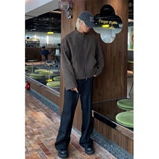 微喇显瘦西装裤子男2026春秋宽松垂感休闲裤长裤XK69，男装西服套装，星座1116A（原606A-3）