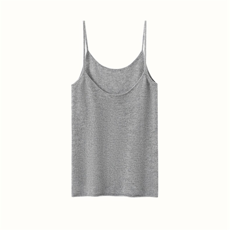 2025年秋季套头常规百搭薄款时尚百搭通勤吊带，女装背心吊带，迎冬羊绒