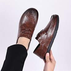 2024夏季豆豆鞋男一脚蹬韩版懒人乐福鞋软底透气休闲男鞋，男鞋皮鞋，电商A223
