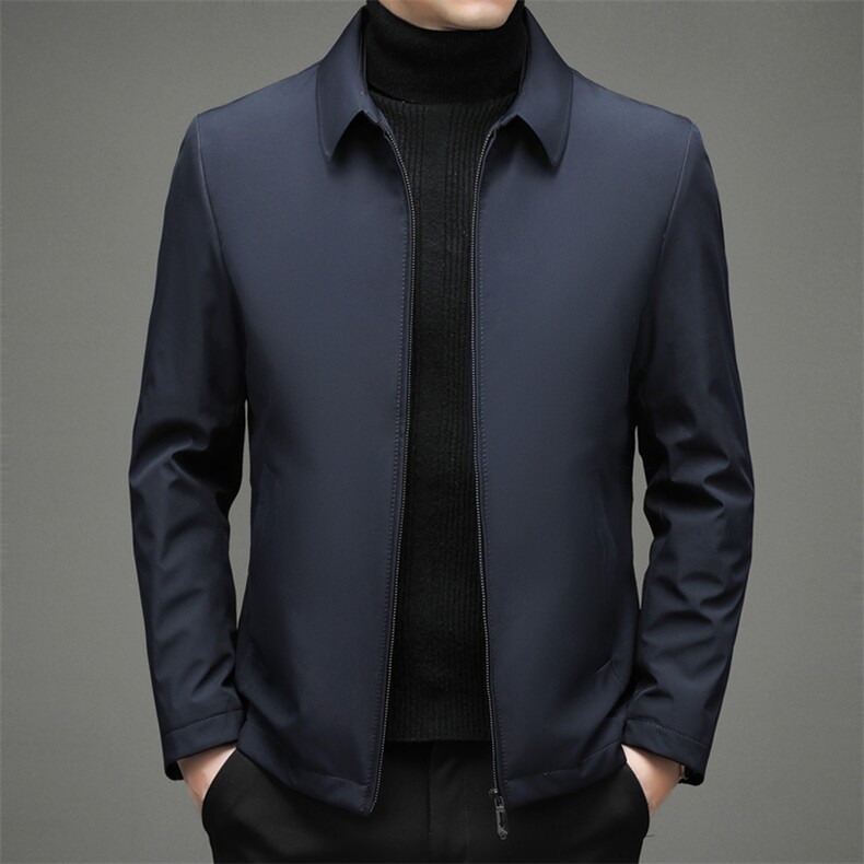 中年男新款冬季加厚休闲上衣爸爸冬装保暖外套羽绒服ZLF01-P185，男装羽绒服，电商B212（原钱塘6029）