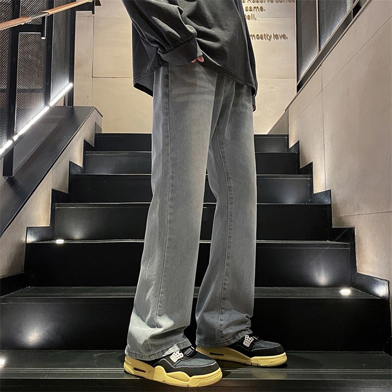 A178秋冬季牛仔裤男直筒修身显瘦百搭潮牌裤子740P40限价59,男装牛仔裤,电商A178