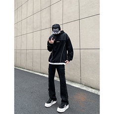 美式ins高街hiphop流苏牛仔裤货号K2318P60控78，男装牛仔裤，电商A063