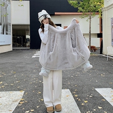 151带包包小个子皮毛一体2C232-151-P185-K268，女装短外套，2C232