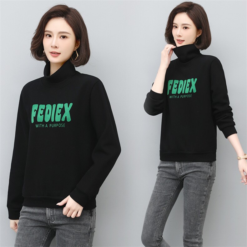 女士卫衣女2025新款春秋中年女装妈妈假两件上衣女时尚洋气，女装卫衣/绒衫，璐依舞