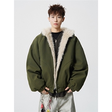 CLEANFIT座山雕棉服美式高街设计感重磅连帽外套A170-M899-TP110，男装棉衣，电商A170