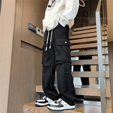 冲锋裤男防水户外男士休闲裤直筒工装运动裤A266-KZ830-P40加绒45，男装休闲裤，电商A266