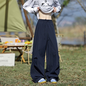 8XL-M春夏美式工装裤子大码冲锋裤休闲直筒褶皱伞兵裤KZ1950/P48图片