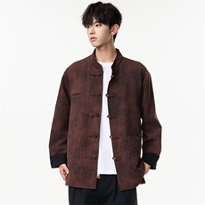 秋冬风外套潮盘口男装潮流时尚上衣新中式金属扣WT310-P118，女装短外套，电商A227