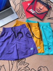 现货！多巴胺速干蝴蝶刺绣男女同款休闲短裤-EX50888-特批20，男装牛仔裤，电商A061