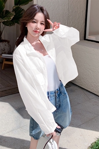 现货 ！！2025新款巨好看的休闲防晒衣女短款夏季轻薄外套图片