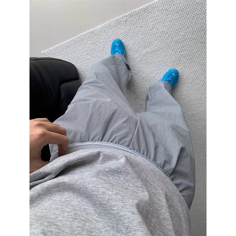 网图~运动健身休闲裤弧形廓形香蕉弯刀裤CK779/P40,男装休闲裤,电商B350