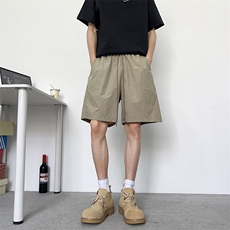 夏季潮牌休闲日系宽松五分透气运动短裤男女速干沙滩裤DK1015-P25，男装牛仔裤，星座308B-1