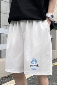 冰丝短裤男士大码宽松休闲五分裤男运动中裤 MK37274-P15图片