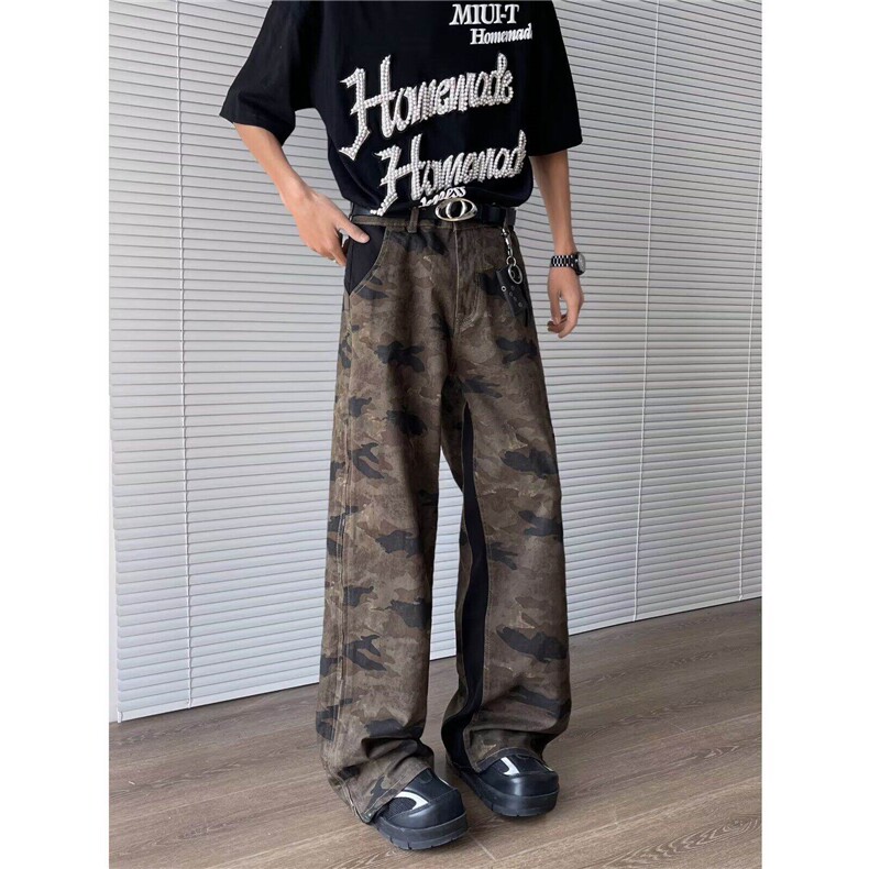 MCK88LL-特P60美式复古cleanfit迷彩裤男高街高个子裤子,男装休闲裤,星座1007（原301D）