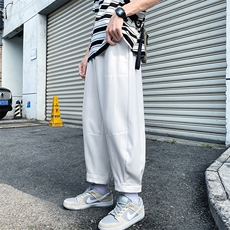 夏新款休闲裤男宽松哈伦束脚裤子男阔腿灯笼裤九分裤潮K792-P35，男装休闲裤，星座512-2