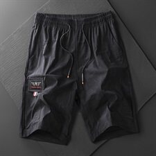 M-8XL男大码冰丝弹力5分裤短裤5032-1_6810(M-5XLP306XL-8XLP35，男装休闲裤，星座1516-1