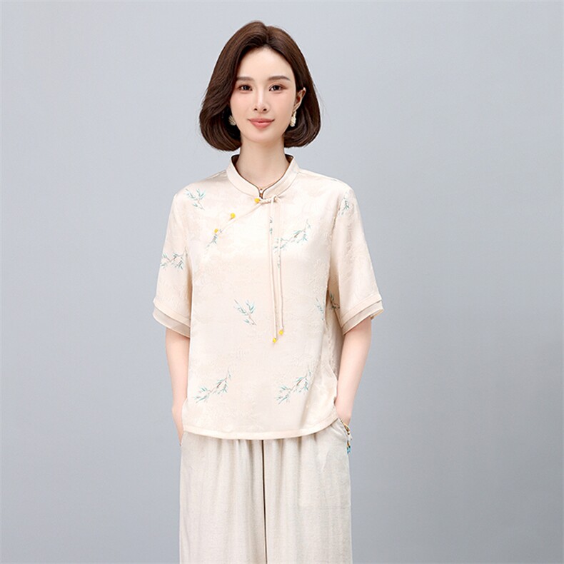 新中式轻国风裙女2024年夏季新款高级感气质女装连衣裙图片