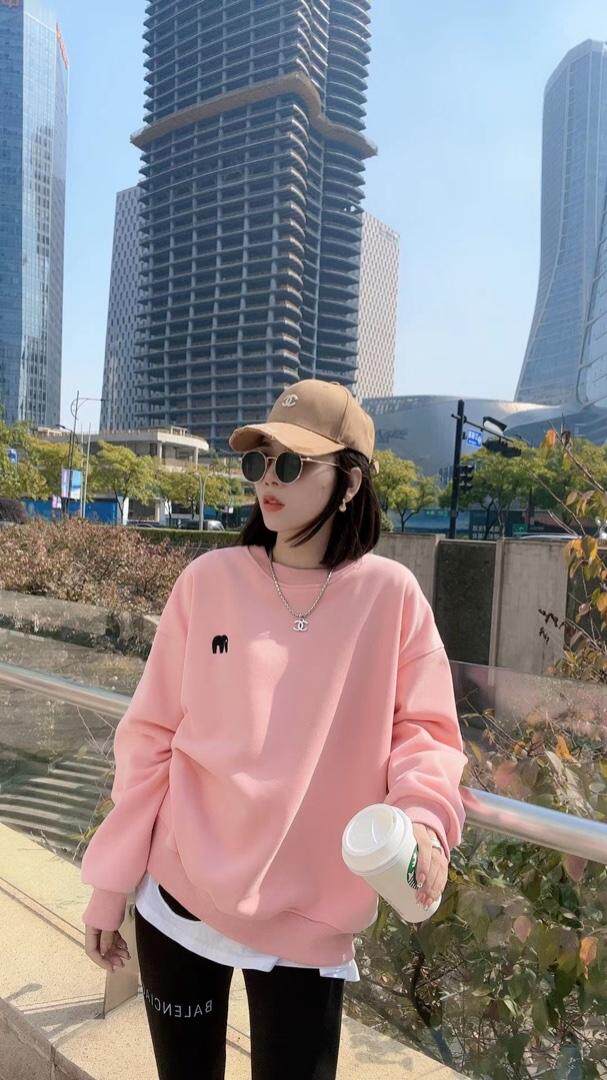 刺绣小象百搭款卫衣，女装卫衣/绒衫，一杭