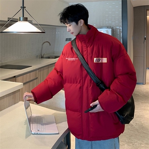 已注册日系宽松抖音直播高品质面包服羽绒棉男外套棉衣M1042特P75图片