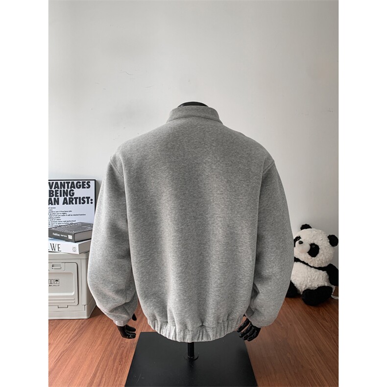 W85101P55控88假模高品质多扣子拼接卫衣男,男装卫衣,电商B205