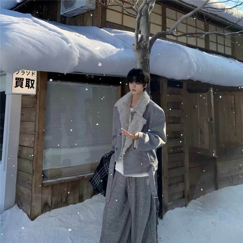 网络图现货美式做旧座山雕解构磨毛毛领加厚棉服JHT286-P125,男装棉衣,星座715-7