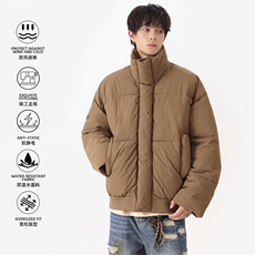 现货立领棉衣男士美式加厚外套潮牌工装棉服M0817-P83，男装棉衣，星座308B-2