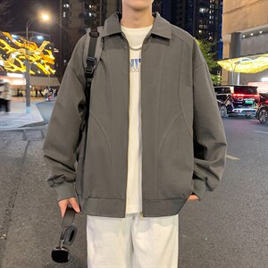 春季新款水洗棉夹克男青少年学生潮流外套GS6768-P75，男装夹克，星座1206（原A206）