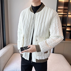 直播冬新款棉衣羽绒棉男潮牌男加厚棉服港风宽松外套MY5056，男装棉衣，电商A236