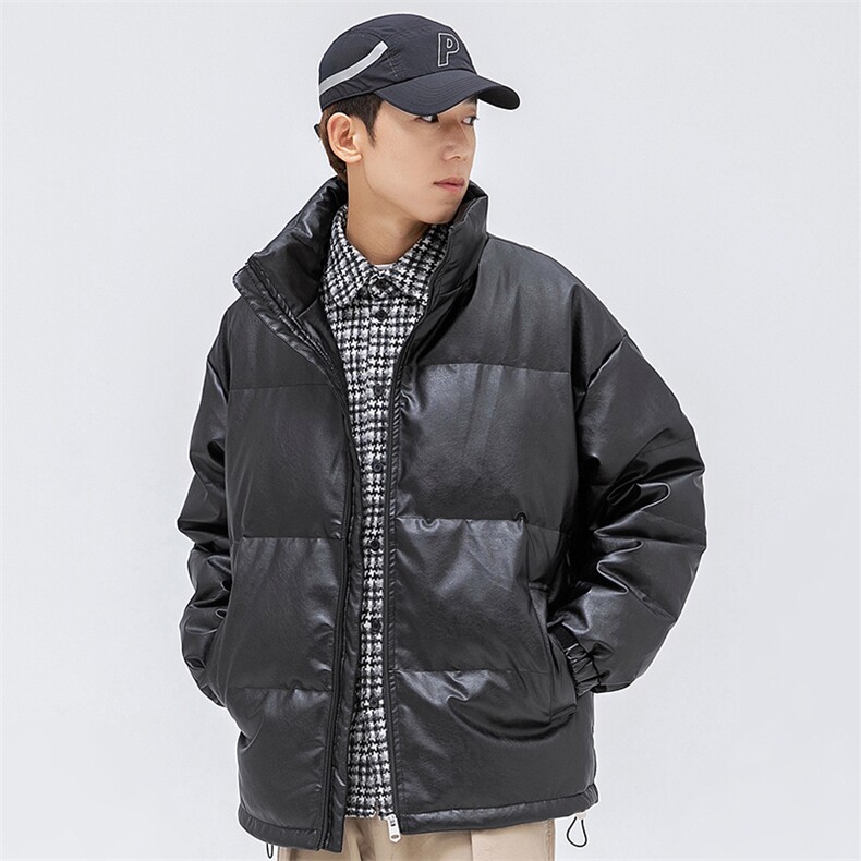 新标90白鸭绒短款羽绒服2024秋冬潮流情侣潮男A436-9206-P210,男装羽绒服,电商A436
