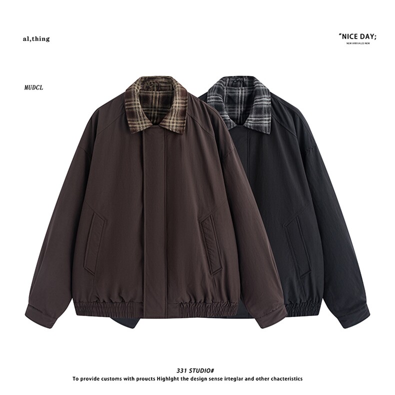 平铺~新标90白鸭绒美式假两件羽绒服外套 E116/P238图片