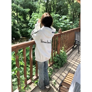 5453-P52原版做工前后刺绣 纯棉华棉复合休闲卫衣薄款/加绒图片
