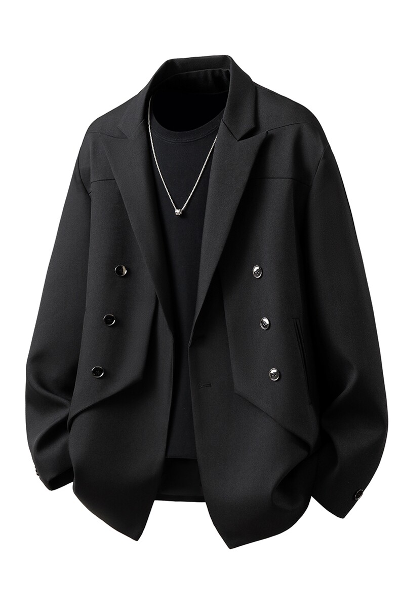 1解构款西服M-5XL大码96%聚酯纤维4%氨纶XF78143P85西裤78151P45,男装西服,星座226-2