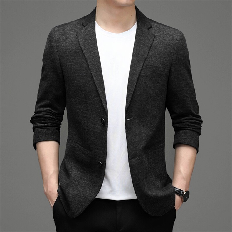 秋冬季新款男商务休闲单西韩版西装中年西服外套MY804-P175，男装西服，电商B212（原钱塘6029）
