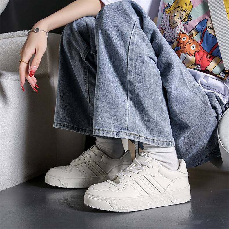 百搭厚底板鞋春秋休闲鞋女,女鞋休闲鞋,电商A223