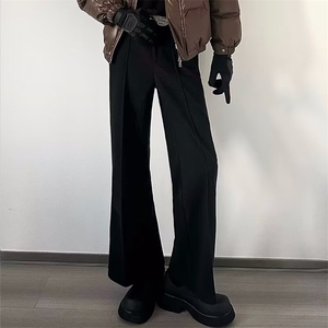 男新款青少年时尚休闲高级感微喇西裤 X2312 P33图片