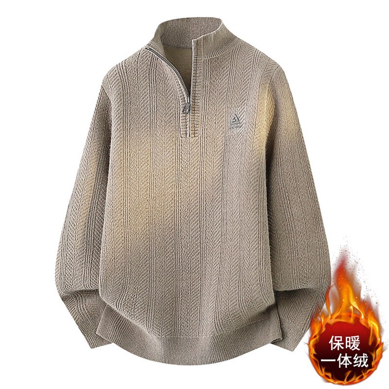 1018-1-M649-P50男士时尚帅气秋冬季新款休闲一体绒针织毛衣男,男装针织衫/毛衣,星座1018-1​