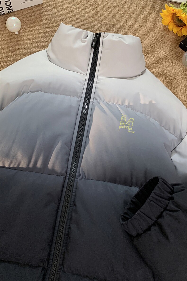 量大优可提供视频冬棉衣立领渐变HD019-1-MF5334-P75,男装棉衣,电商019-1