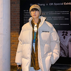 现货抖音得物可供视频冬季三防加厚羽绒棉衣外套面包棉服81139，男装棉衣，电商A486